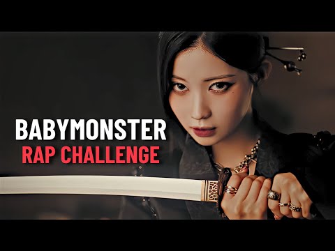K-POP RANDOM KARAOKE CHALLENGE 🎤 ( BABYMONSTER RAP  )
