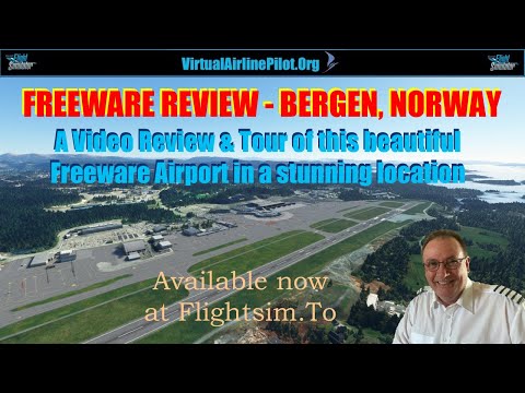 MSFS | FREEWARE REVIEW | BERGEN, FLESLAND, NORWAY