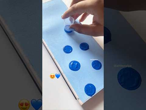 Creative art idea😱🍭#artshorts #satisfying #diy #shortviral #acrylicpainting  #diyideas #diycraft