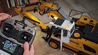 Test und Vorführung Toucan Hobby RC Mobil Bagger 946, RC Wheeled Excavator 946