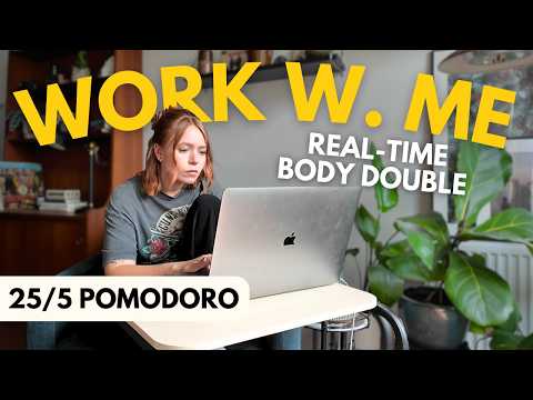 Virtual BODY DOUBLING for ADHD/depression (dopamine friendly, rain + jazz)