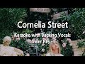 Cornelia Street (Lower Key -1) Karaoke with Backing Vocals