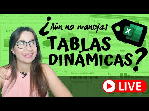 🔴 LIVE- APRENDE a crear TABLAS y Gráficos DINÁMICOS en EXCEL.