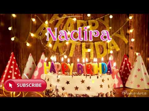 NADIRA Happy Birthday To You||Happy Birthday Song NADIRA🎂👩