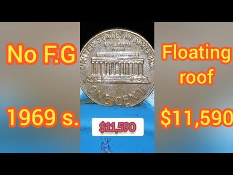 "1969" Lincoln 1¢ penny worth money. Rare pennies Worth money