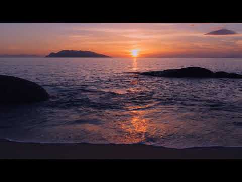 屋久島 いなか浜の夕陽