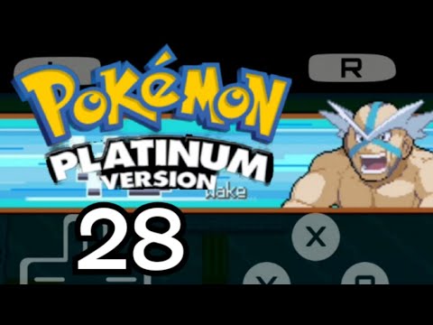 Pokemon platinum #28  Fight against Gym leader Crasher Wake