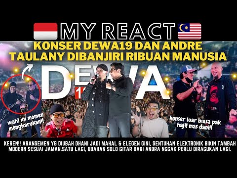 WAHH KEREN! KONSER ANDRE ATAU DEWA19 NI? DIBANJIRI RIBUAN MANUSIA DI JIS INDONESIA