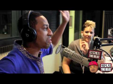 Brandon T Jackson working w/ Robert Downey Jr & mistaken for Ludacris [AZTheBeat]