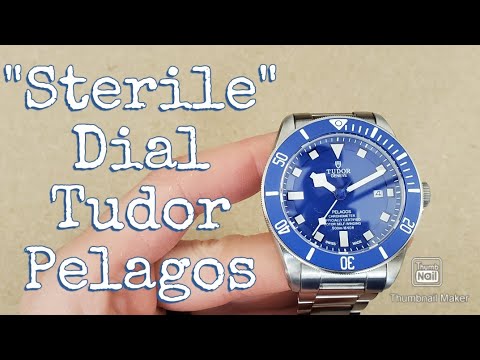 "Sterile" Dial Tudor Pelagos FAIL