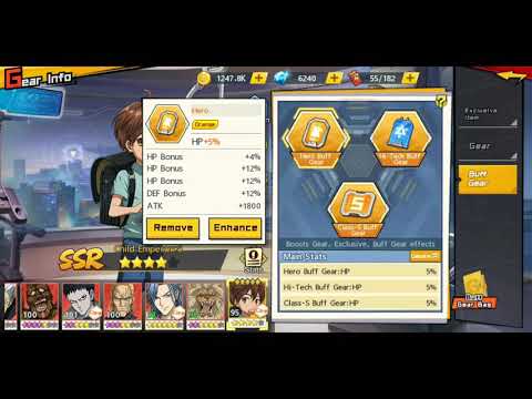 OnePunch Man-The strongest！！The Most Suitable gear set for SSR Genos！！