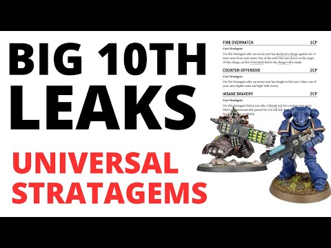 Big 10th Edition STRATAGEM LEAKS? Core Book Stratagems Revealed