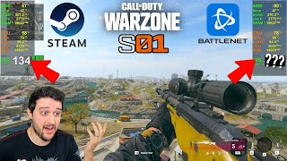 HOW is This Even Possible!! ( WARZONE Performance : STEAM vs BATTLE.NET )