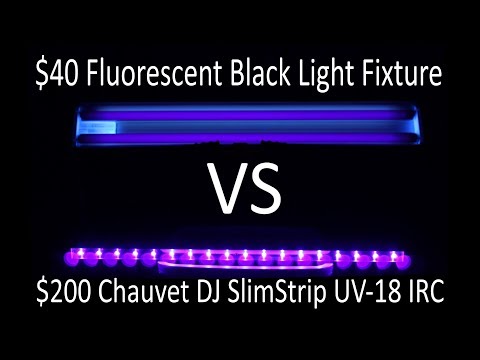 YouTube video about: How to make a blacklight with led strip lights?