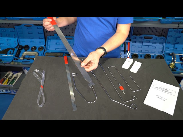 Video teaser for BRLLIANT TOOLS BT511000 KFZ Türöffner-Satz, 9-tlg [Powered by KS Tools]