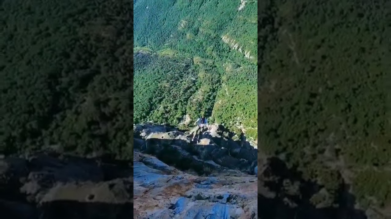 would you take this risk? #cliff #jump #daredevil #wow