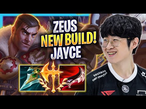 ZEUS TRIES NEW JAYCE BUILD! - T1 Zeus Plays Jayce TOP vs Gnar! | Season 2023