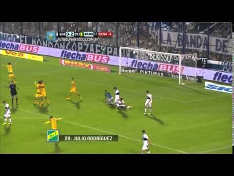 Gol de Julio César Rodríguez, Gimnasia LP 0-3 Defensa y Justicia