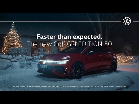 Faster than expected. The new Golf GTI EDITION 50.