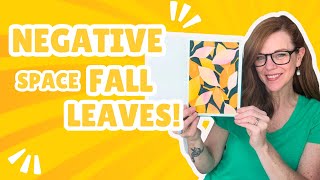 Negative Space Fall Leaves
