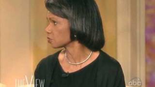 The View: Condoleezza Rice Blast Bush Criticism And Talks about Hurricane Katrina