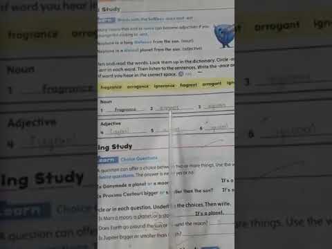 Grade 4 | Subject : English A | Unit 2 : Travelling Together around the Sun | Lesson 11 | Part 3