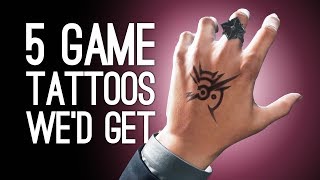 5 Game Tattoos We'd Totally Get (if Only Needles Weren't So Terrifying)