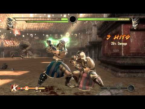 Ржачная статуя Шао Кана в Mortal Kombat 9