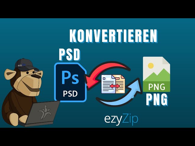 Wie man Adobe PSD in Sekunden in PNG konvertiert!