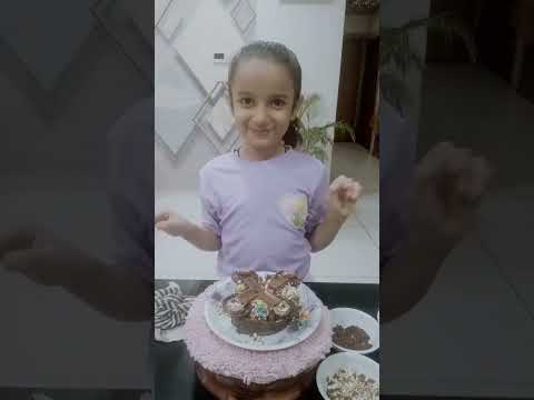 Nitya's cake making video