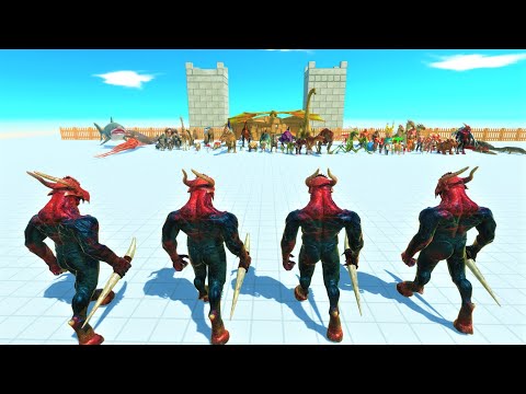 4 kozarog the demon vs every factions ARBS animal revolt battle simulator