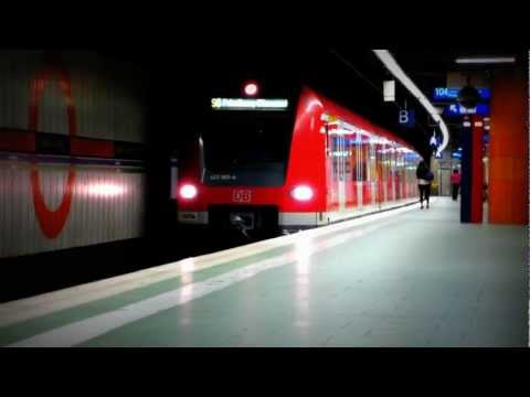 Hauptbahnhof Frankfurt - Ein- und Ausfahrt S6 Richtung Friedberg (Hessen)