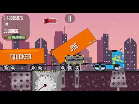 Trucker Joe is transporting steel on to the blades factory