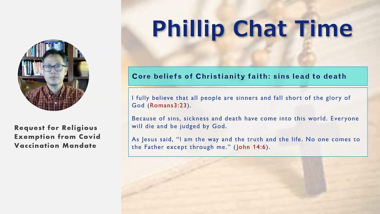 How to write a religious exemption request letter from the vaccine mandate