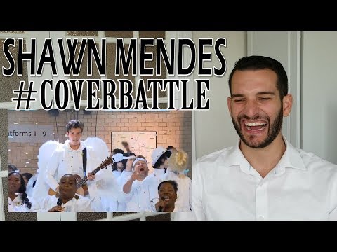 VOCAL COACH reaction to SHAWN MENDES cover battle with JAMES CORDEN