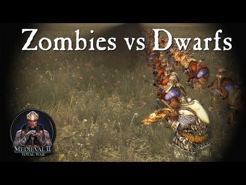 5000 Zombies vs Dwarf Thunderers - Call of Warhammer - Total War Attila