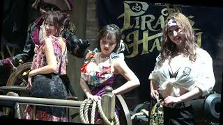 東京ゲームショウ2024 SEGAブース (左から順に)要あい 石川利恵 霧島聖子 澁谷果歩 佐山愛 龍が如く８外伝 Pirates in Hawaii ミナト区系女子 コスプレコンパニオン4K