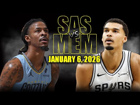 San Antonio Spurs vs Memphis Grizzlies Full Game Highlights – January 6, 2026 | NBA Season