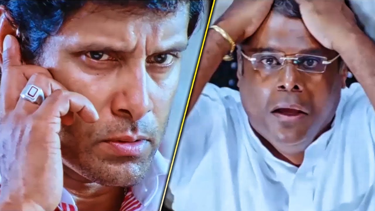 कांतास्वामी ने CM के घर पर छापा मारा | Superhit Hindi Dubbed Movie | Vikram | Shriya S