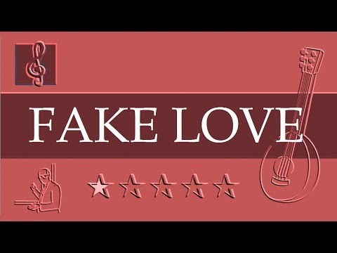 Mandolin Notes Tutorial - Fake Love - BTS 방탄소년단 (Sheet Music)