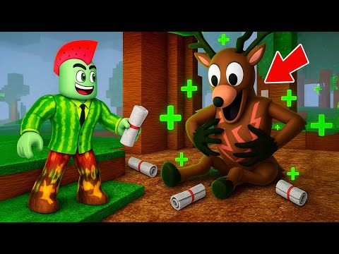 Job Helpt Het Hert Voor Geheime Einde In 99 Nachten In Het Bos... In Roblox!