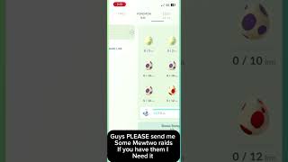 Please guys send me some Mewtwo raids. Thank you 🙏 #pokemon #pokemongo