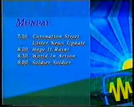 Ulster Television Continuity - 1991