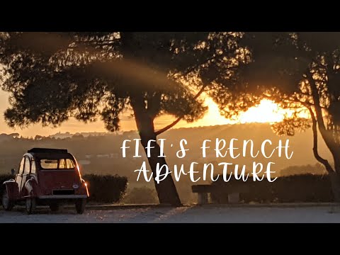 Fifi's French Adventure, a colourful, Autumn drive through the vineyards of Provence