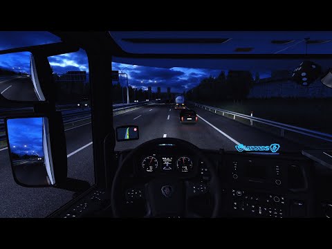 ETS2|POV Driving Scania S410 - Night Trip