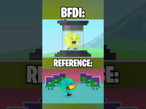 BFDI Dance Reference COMPARISON! #shorts #bfdi