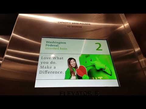 Nice 1984 Westinghouse Mark V/Otis Compass Traction Elevators @ 720 Pike Street, Seattle WA
