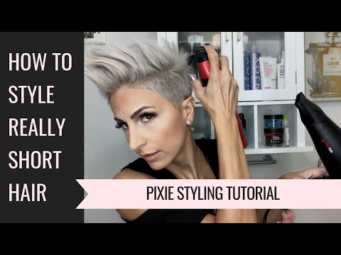 How to Style Short hair | Pixie Hair Tutorial