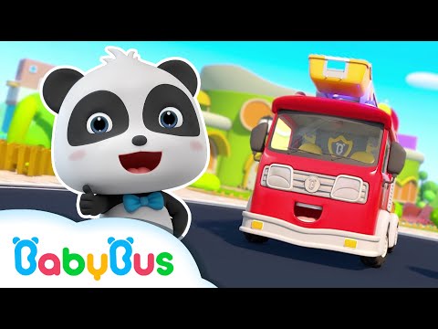 Mașina de pompieri Ni-No Ni-No 🚒 Misiune de salvare cu BabyBus - Cântece cu mașini pentru copii