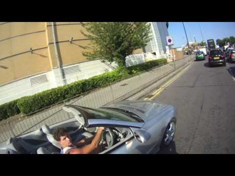 PO54 XLL - Close pass. Idiotic overtake and undertake.
